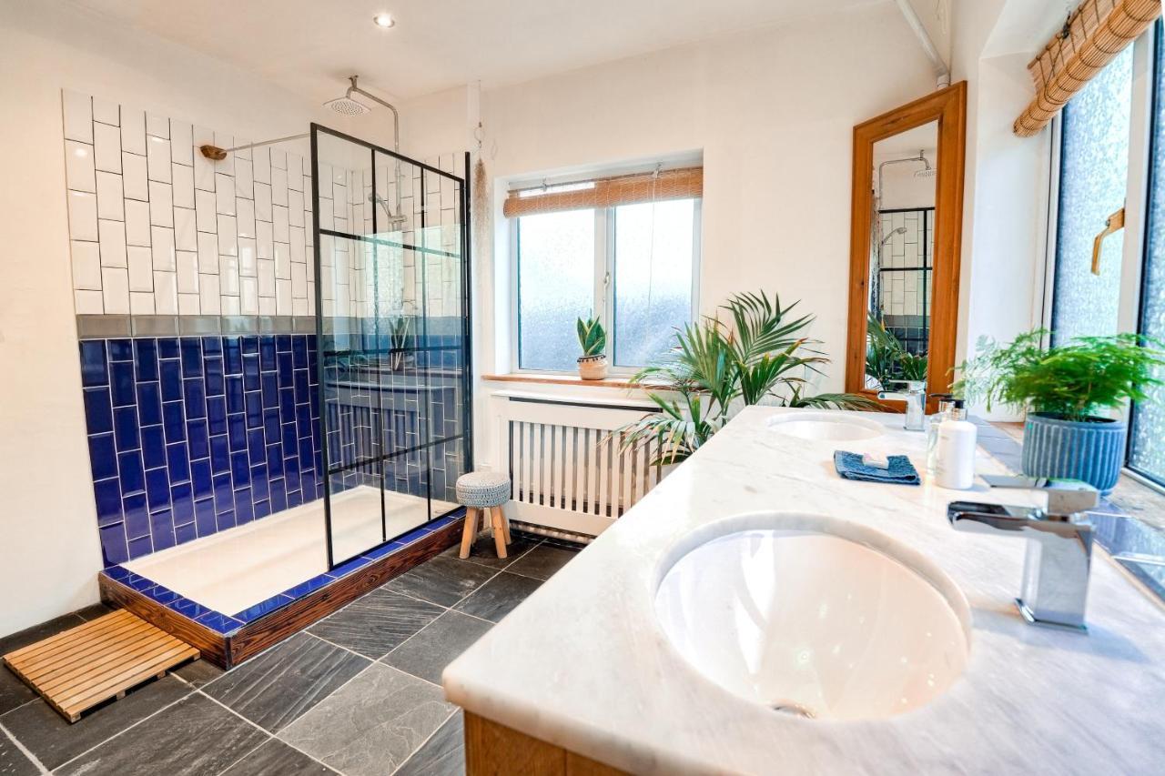 Spacious Sea-View Apt. Overlooking St Ives Bay Gwithian Exterior foto